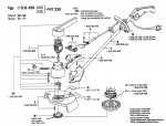 Bosch 0 603 239 003 Prt 230 Lawn Edge Trimmer 220 V / Eu Spare Parts